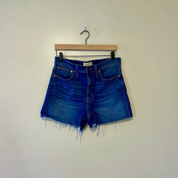 High-Rise Denim Shorts in Danny Wash: TENCEL™ Denim Edition - Picture 4 of 10